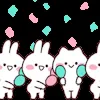 🥳 Эмодзи «Mimi And Neko» для Telegram