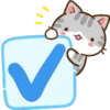 ✅ Эмодзи «Min Min Cat» для Telegram