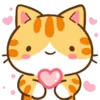 Эмодзи Min Min Cat для Telegram — скачать