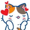 🥰 Эмодзи «Min Min Cat» для Telegram