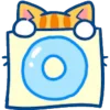 👍 Эмодзи «Min Min Cat» для Telegram