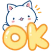 👌 Эмодзи «Min Min Cat» для Telegram