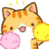 🥳 Эмодзи «Min Min Cat» для Telegram