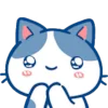 🤩 Эмодзи «Min Min Cat» для Telegram
