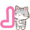 🤗 Эмодзи «Min Min Cat» для Telegram