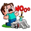 😭 Эмодзи «Minecraft» для Telegram