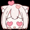 😍 Эмодзи «MiniNeko girl» для Telegram