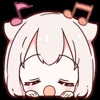 😴 Эмодзи «MiniNeko girl» для Telegram