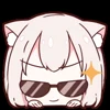 😎 Эмодзи «MiniNeko girl» для Telegram