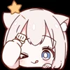 😉 Эмодзи «MiniNeko girl» для Telegram