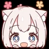 Стикерпак MiniNeko girl для Telegram