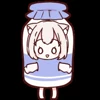 🍶 Эмодзи «MiniNeko girl» для Telegram