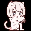 🫰 Эмодзи «MiniNeko girl» для Telegram