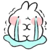 😭 Эмодзи «Mini Bunny» для Telegram
