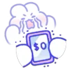 💸 Эмодзи «Mini Mong» для Telegram