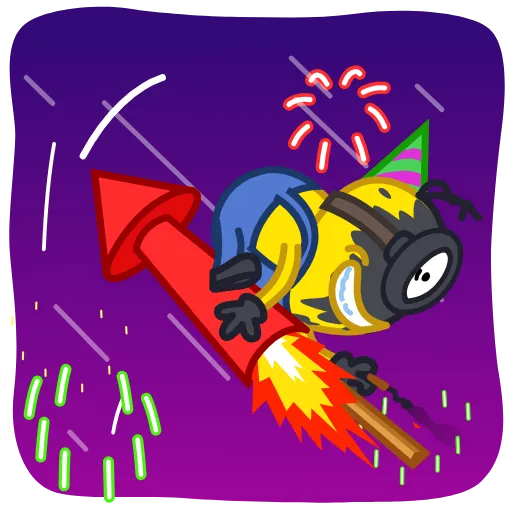 🥳 Стикер «Minions» для Telegram