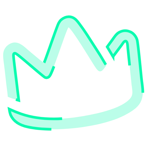 Эмодзи Mint Icon - мятные иконки на чёрном фоне, и буквы для Telegram — скачать