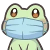😷 Эмодзи «Mint The Frog» для Telegram