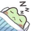 😴 Эмодзи «Mint The Frog» для Telegram