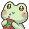 🥤 Эмодзи «Mint The Frog» для Telegram