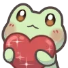 ❤️ Эмодзи «Mint The Frog» для Telegram