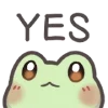 👍 Эмодзи «Mint The Frog» для Telegram