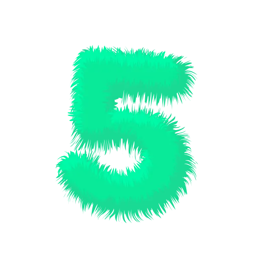 👍 Эмодзи «Wool Letters Mint» для Telegram