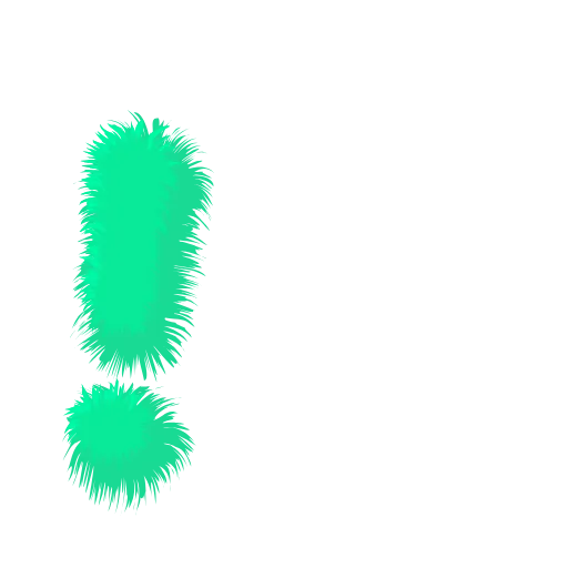 👍 Эмодзи «Wool Letters Mint» для Telegram