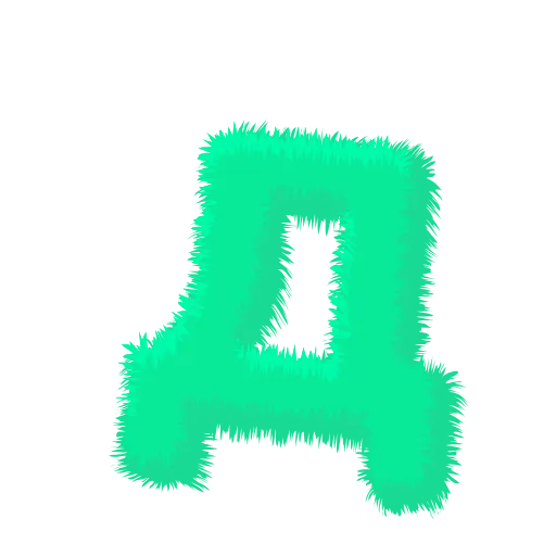 🤌 Эмодзи «Wool Letters Mint» для Telegram