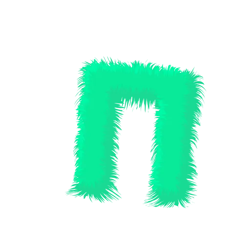 🤌 Эмодзи «Wool Letters Mint» для Telegram