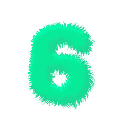 👍 Эмодзи «Wool Letters Mint» для Telegram