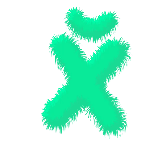 😄 Эмодзи «Wool Letters Mint» для Telegram
