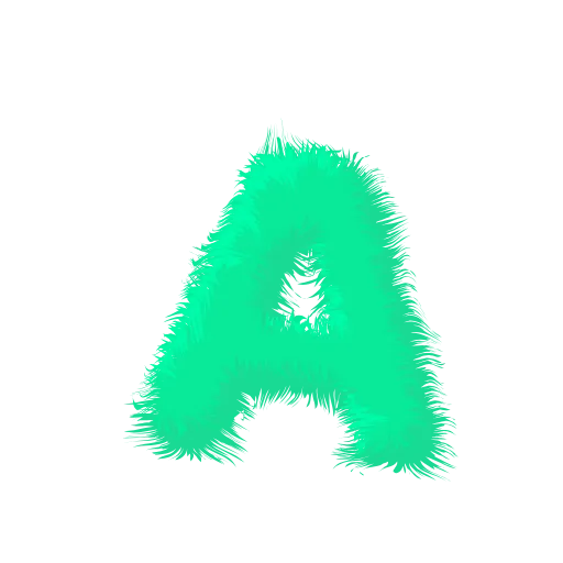 Эмодзи Wool Letters Mint для Telegram — скачать