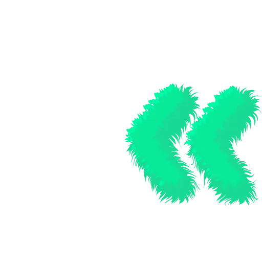 👍 Эмодзи «Wool Letters Mint» для Telegram