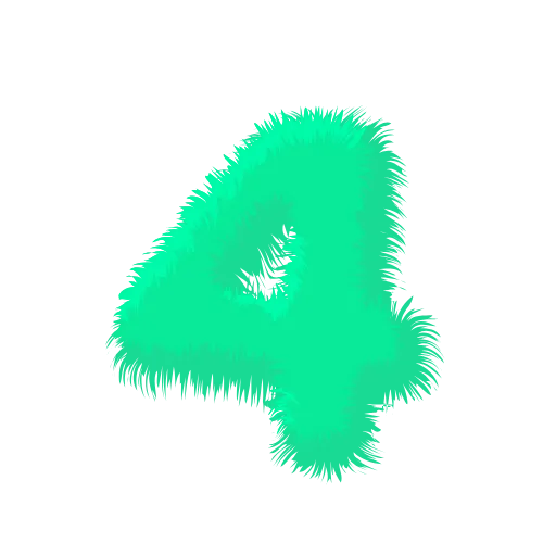 👍 Эмодзи «Wool Letters Mint» для Telegram