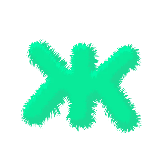 🤌 Эмодзи «Wool Letters Mint» для Telegram
