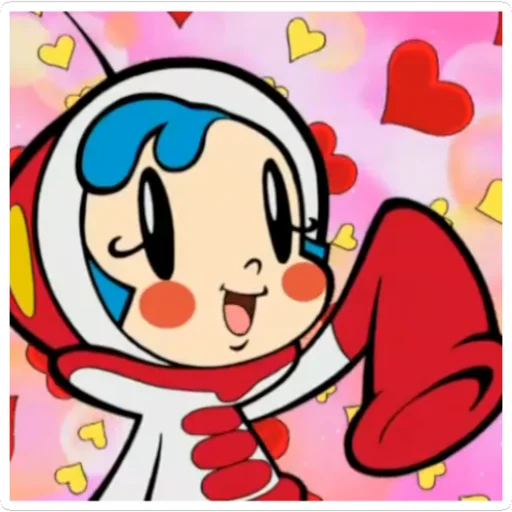 ❤️ Стикер «Milk Chan (Super Milk Chan)» для Telegram