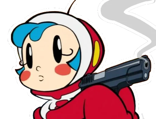 🔫 Стикер «Milk Chan (Super Milk Chan)» для Telegram
