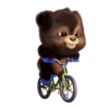 🚲 Эмодзи «Видеоанимированный набор эмоджи с Мишкой» для Telegram