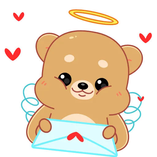 💌 Эмодзи «Мишка» для Telegram