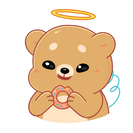 🍩 Эмодзи «Мишка» для Telegram