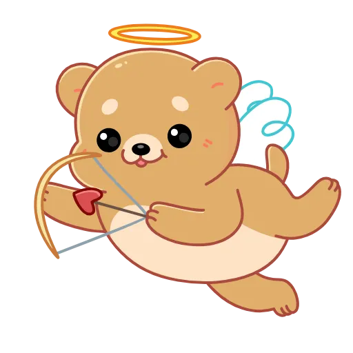 💘 Эмодзи «Мишка» для Telegram