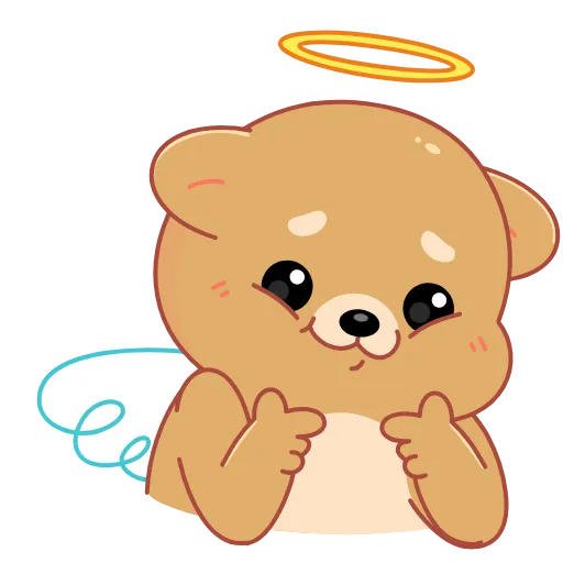 ☺️ Эмодзи «Мишка» для Telegram