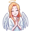 👼 Эмодзи «Ангелица» для Telegram