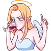 🍷 Эмодзи «Ангелица» для Telegram