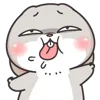 😛 Эмодзи «Miss Rabbit» для Telegram