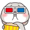 🍿 Эмодзи «Miss Rabbit» для Telegram