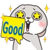 🤩 Эмодзи «Miss Rabbit» для Telegram