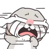 😭 Эмодзи «Miss Rabbit» для Telegram