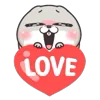 ❤️ Эмодзи «Miss Rabbit» для Telegram